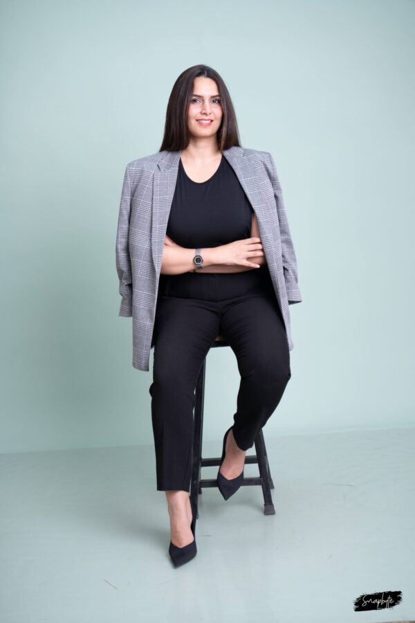 Heather Check Blazer - Image 5