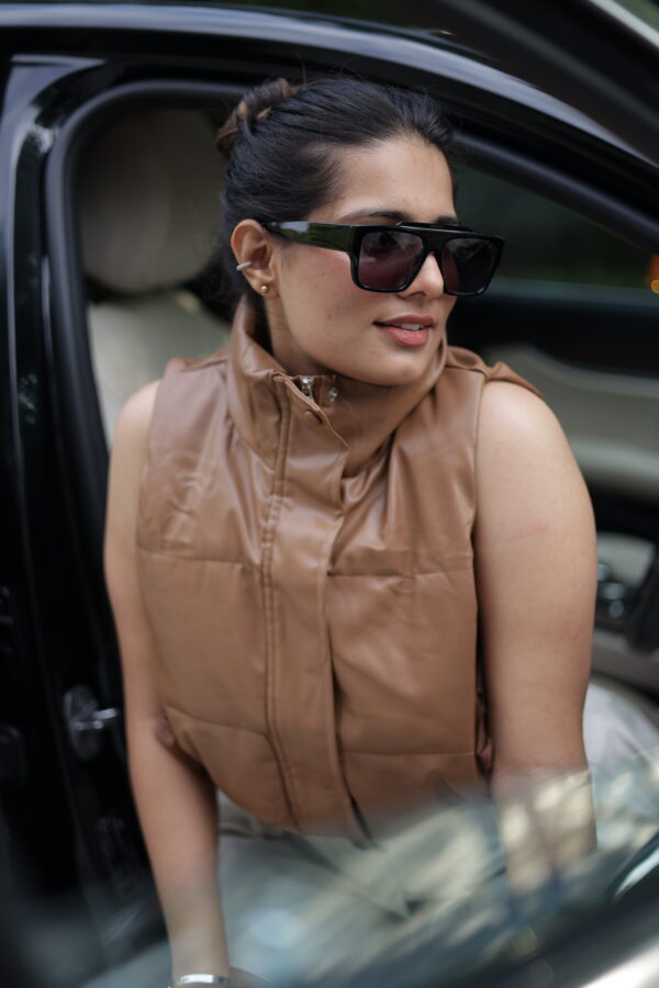 Leather Crop Jacket