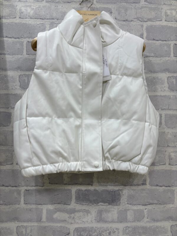 Leather Crop Jacket - Image 3
