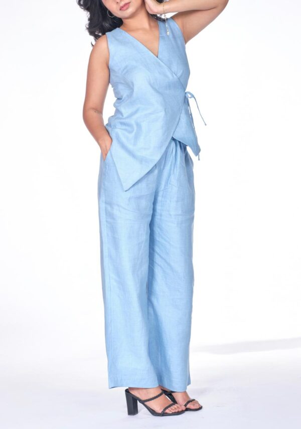 Sky Mist Linen Co-ord Set - Image 3